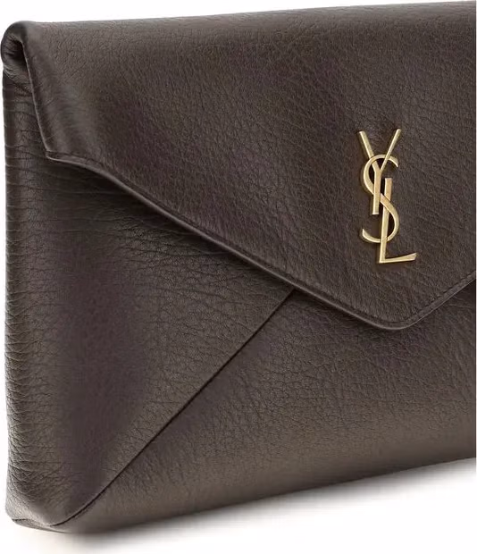 Saint Laurent Brown Lamb Ovis Aries Aries Wallet