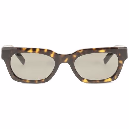 Saint Laurent Brown Acetate Sunglasses
