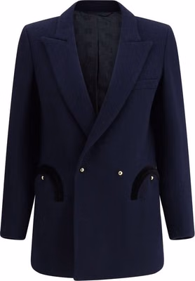Blue Wool Oves Aries Blazer