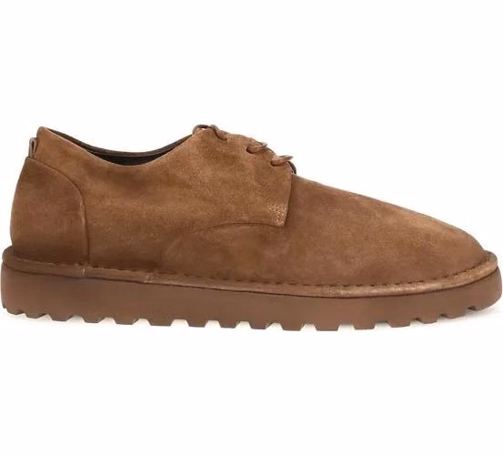 Marsell Brown Calf Leather Bos Taurus Oxfords And Derbies