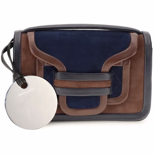 Pierre Hardy Brown Calf Leather Bos Taurus Shoulder Bag