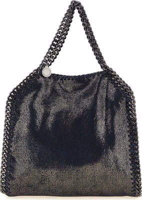Blue Polyester Handbag