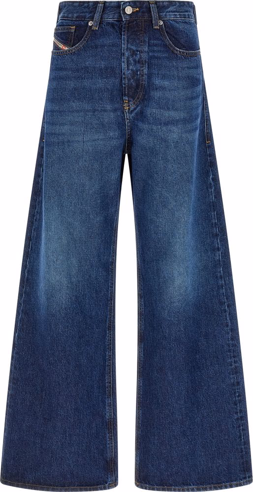 Diesel Blue Cotton Jeans Denim