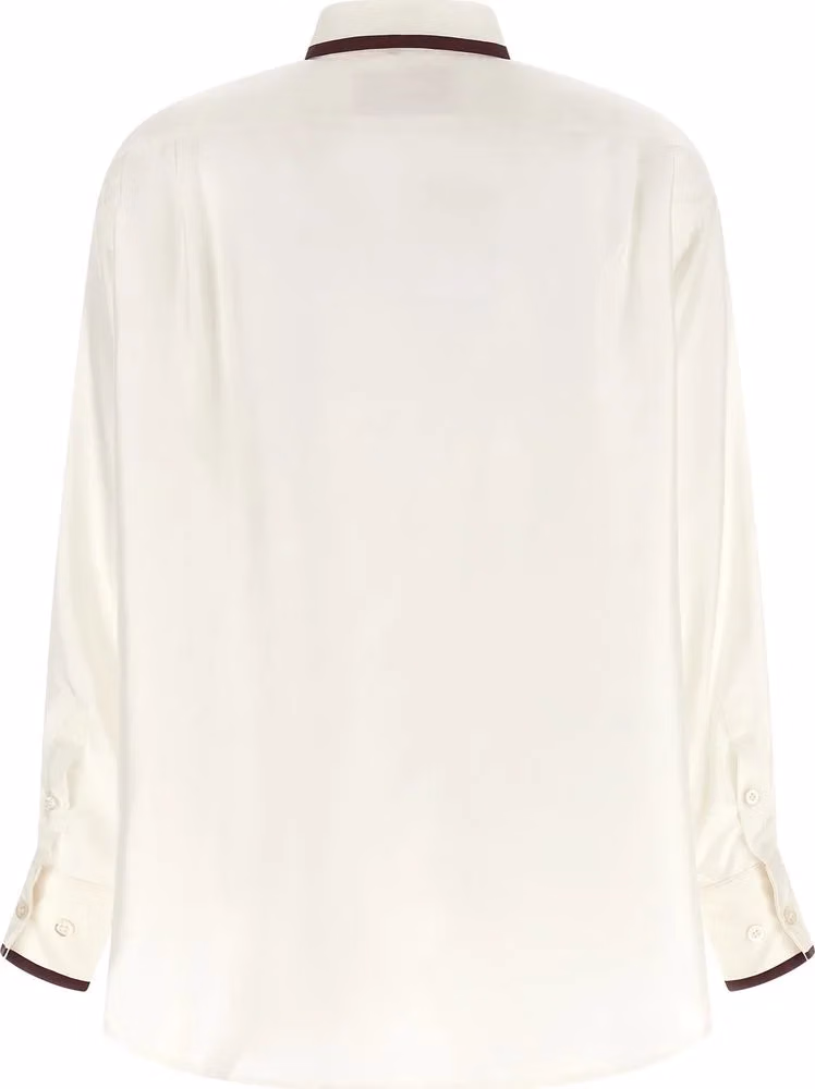 F.R.S. - FOR RESTLESS SLEEPERS White Silk Blouse