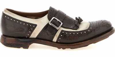 Brown Calfskin Oxfords And Derbies