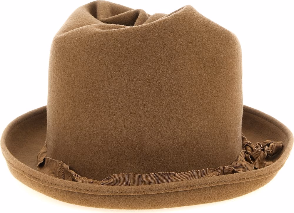 Yohji Yamamoto Beige Wool Fedora