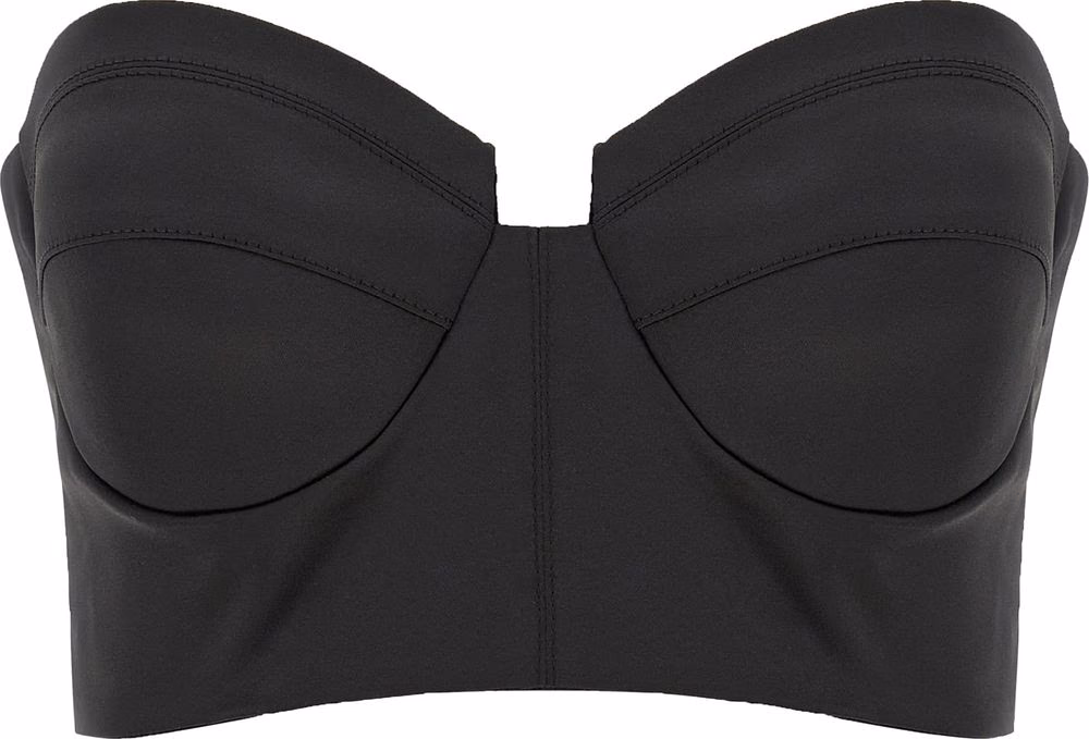 Elisabetta Franchi Black Polyester Tank Tops