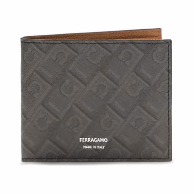 Gray Calf Leather Bos Taurus Wallet