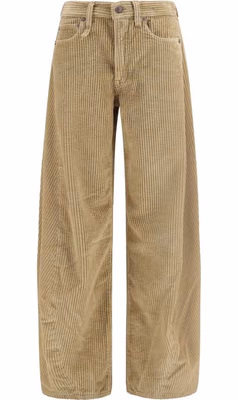 Brown Cotton Relaxed Fit Jeans