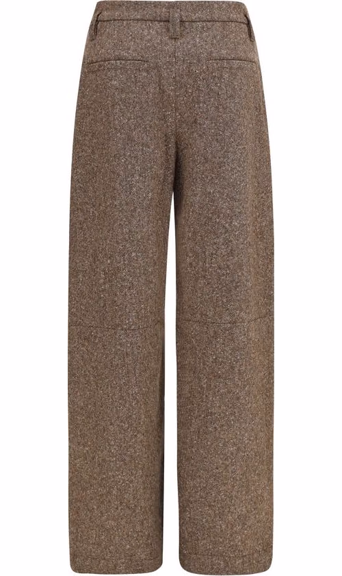 Brunello Cucinelli Brown Wool Oves Aries Casual Pants