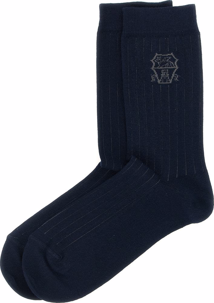 Brunello Cucinelli Blue Cotton Socks