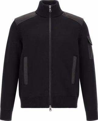 Black Polyamide Cardigan