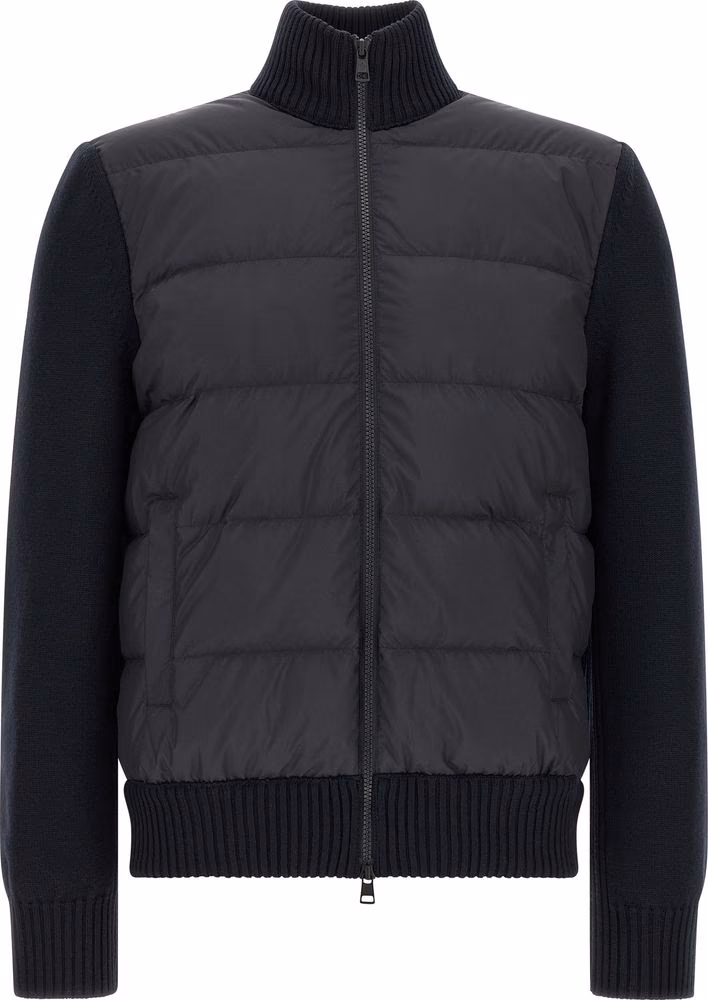 Moncler Blue Polyester Cardigan