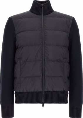 Blue Polyester Cardigan