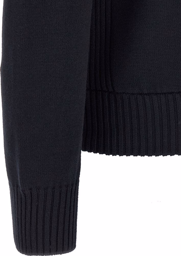 Moncler Blue Polyester Cardigan