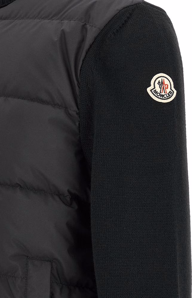 Moncler Black Polyester Cardigan