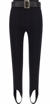 Black Viscose Leggings
