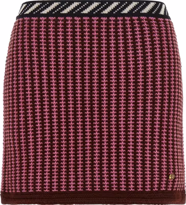 Multicolor Virgin Wool Long Skirt