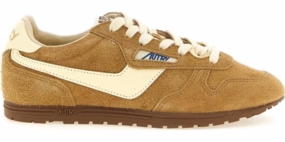 Brown Cowhide Athletic Sneakers