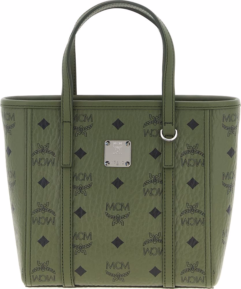 MCM Bicolor Polyethylene Tote Bag