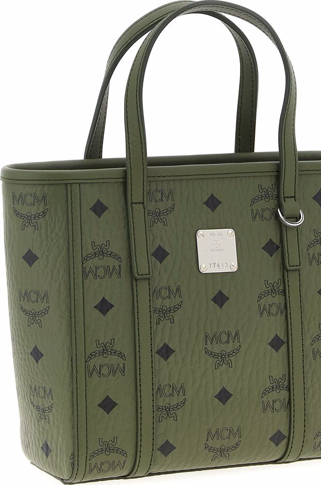 MCM Bicolor Polyethylene Tote Bag