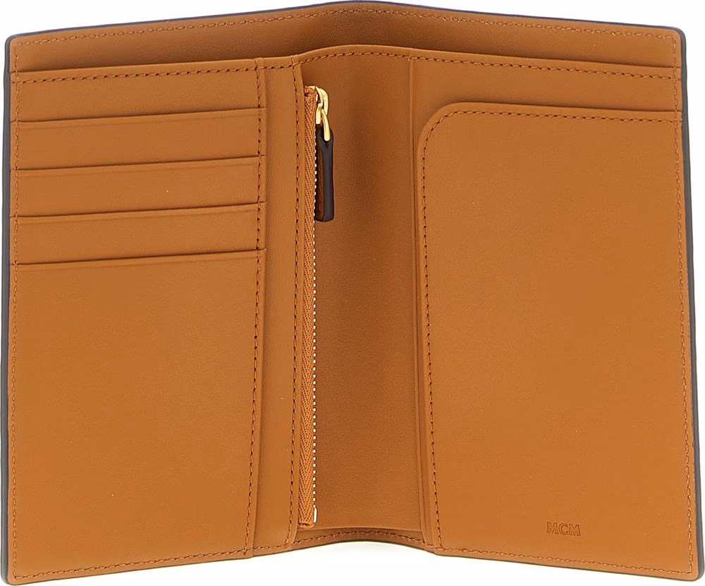 MCM Brown Polyethylene Wallet