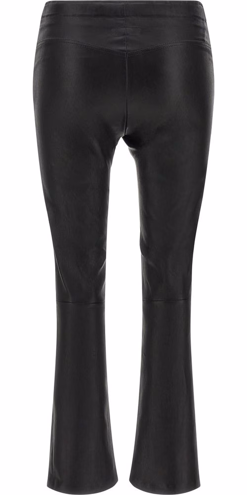 STOULS Black Leather Pants