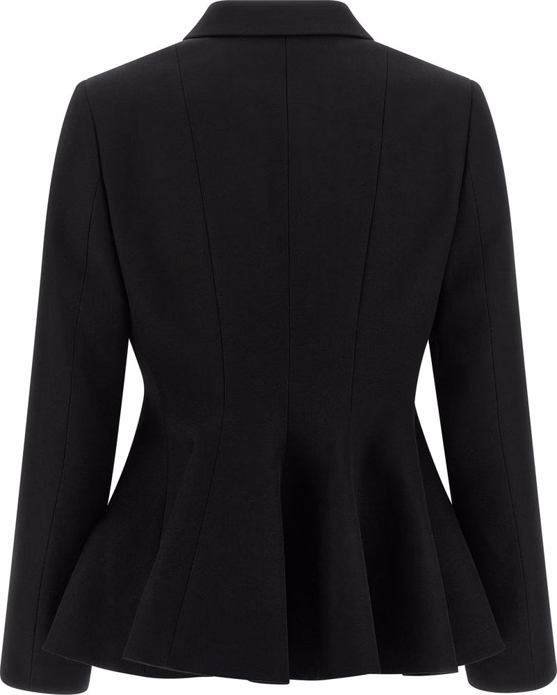 Fendi Black Virgin Wool Blazer