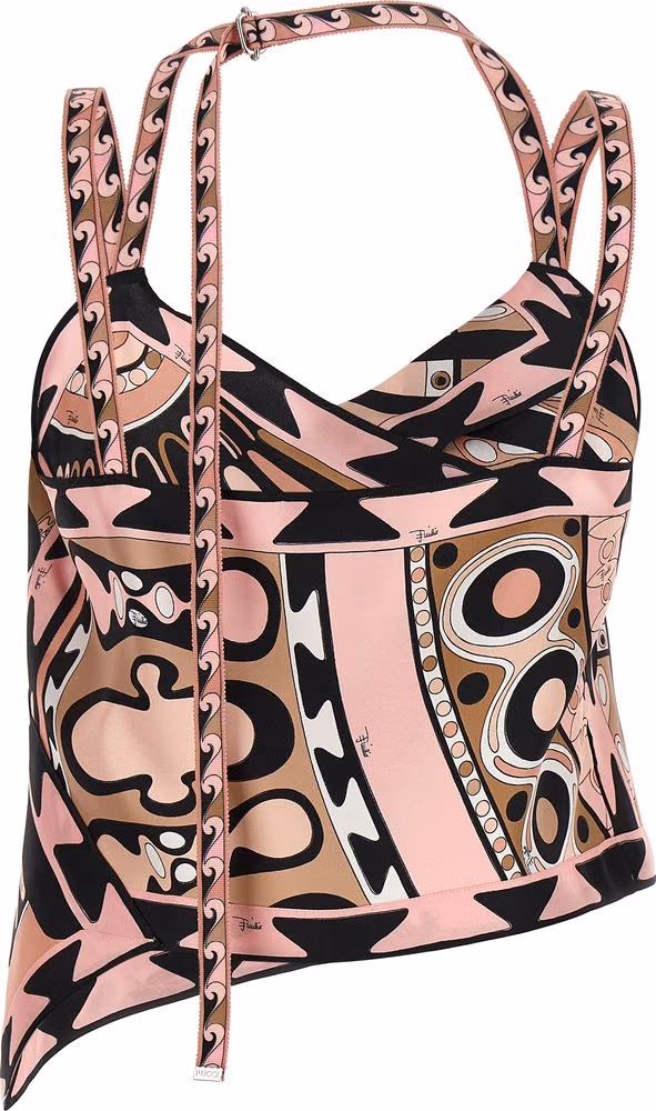 Emilio Pucci Multicolor Silk Blouse