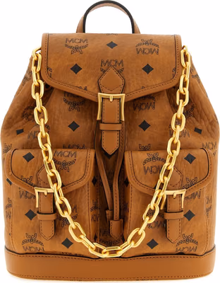Brown Polyethylene Backpack