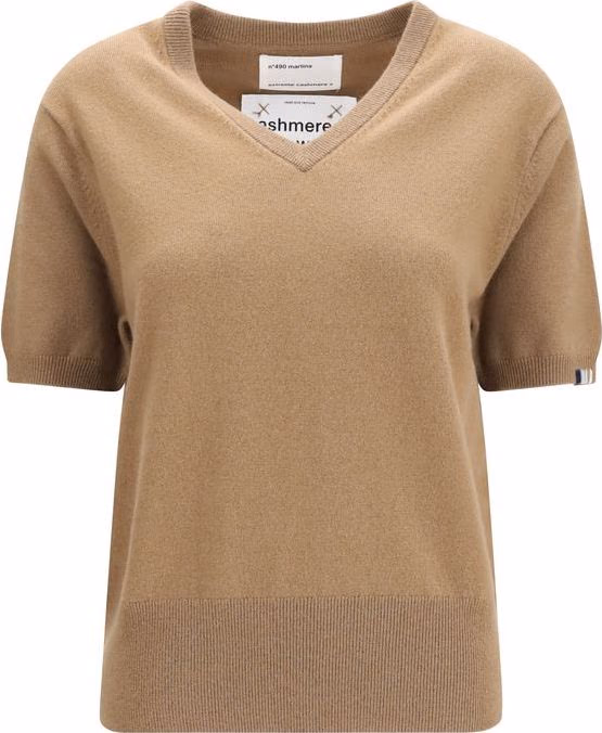 Extreme Cashmere Beige Cashmere Sweater
