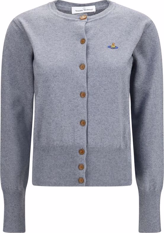 Vivienne Westwood Gray Cotton Cardigan