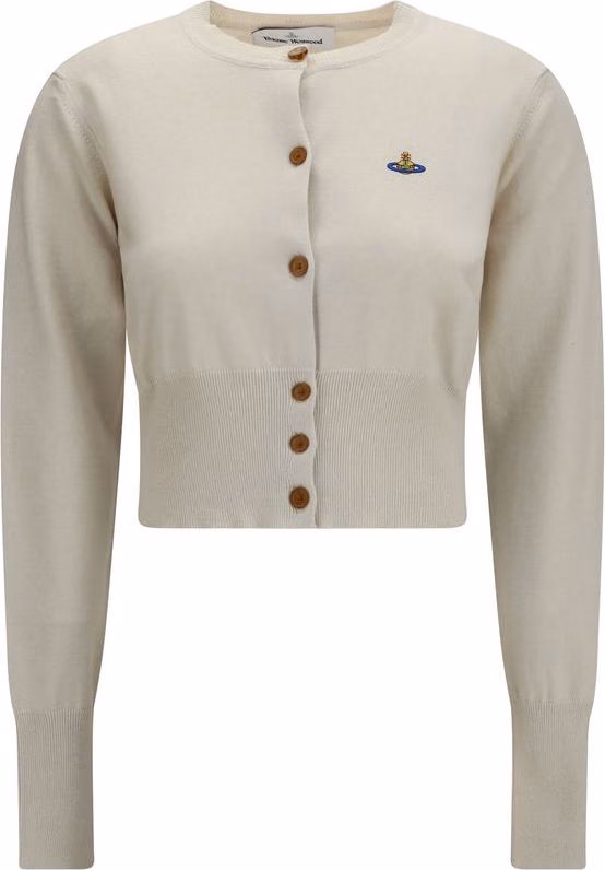 Vivienne Westwood White Cotton Cardigan