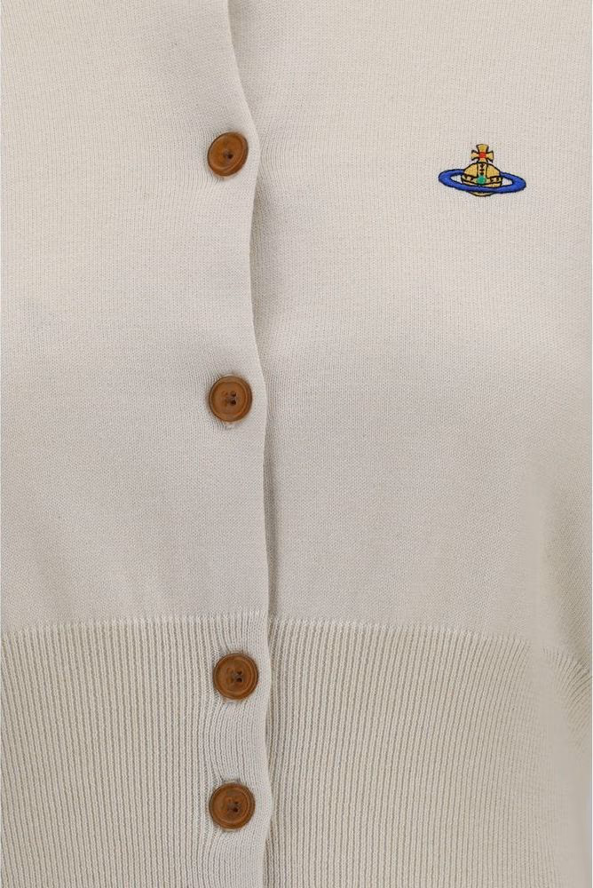 Vivienne Westwood White Cotton Cardigan