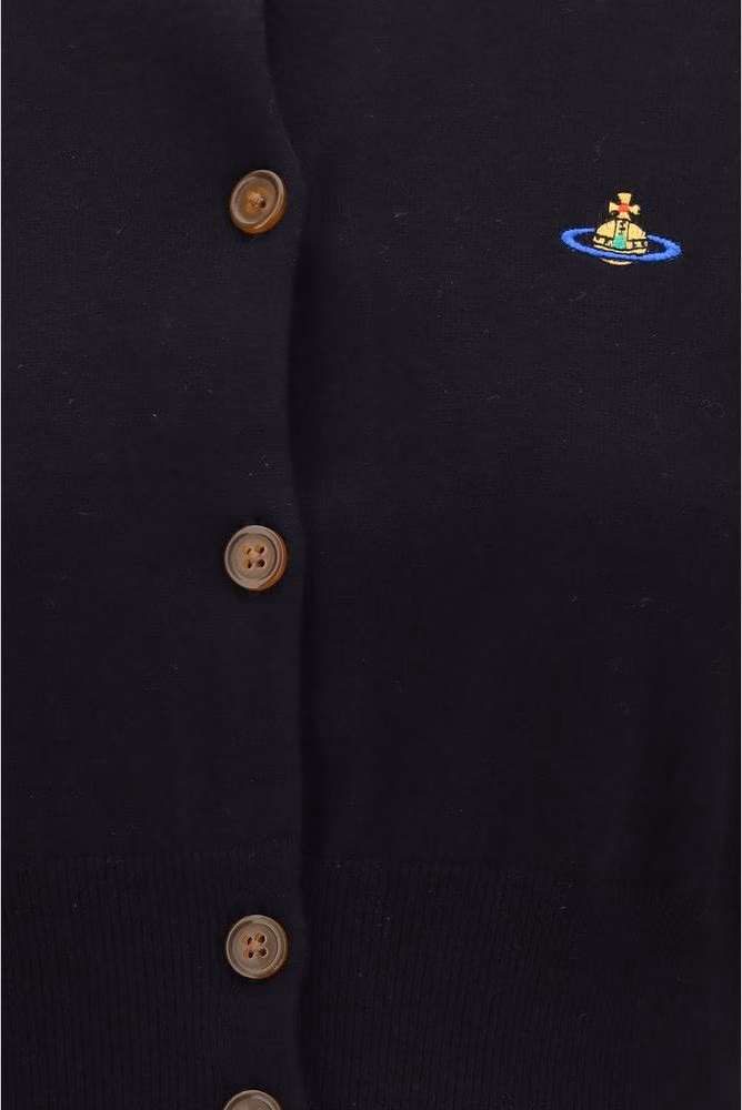 Vivienne Westwood Black Cotton Cardigan