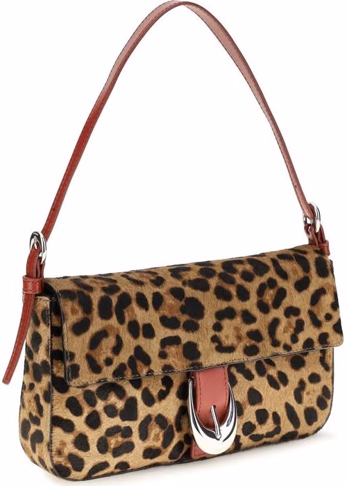 Staud Beige Calf Leather Bos Taurus Shoulder Bag