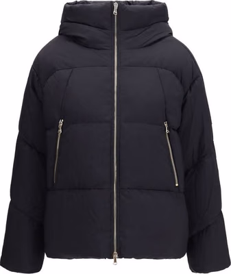 Black Nylon Full-Length Jacket