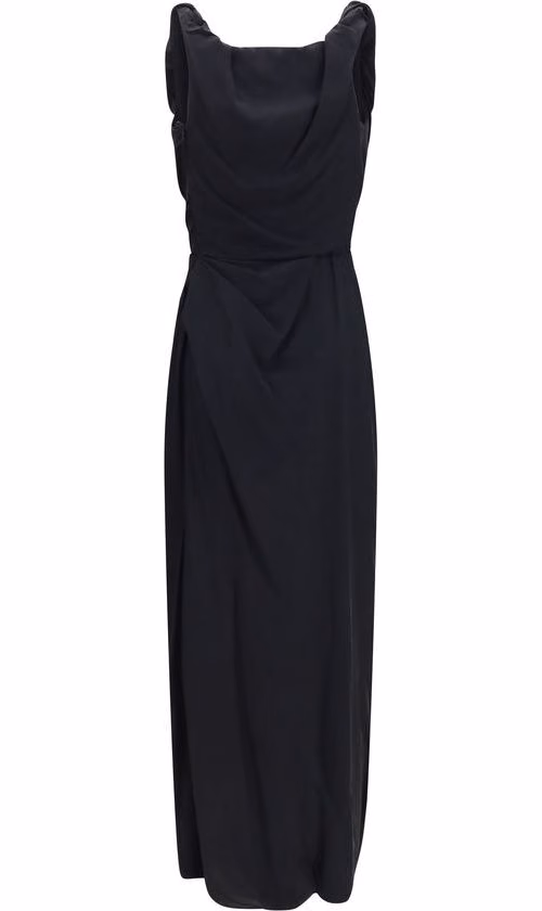 Vivienne Westwood Black Viscose Casual Dress