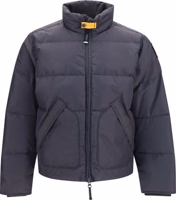 Gray Polyamide Full-Length Jacket