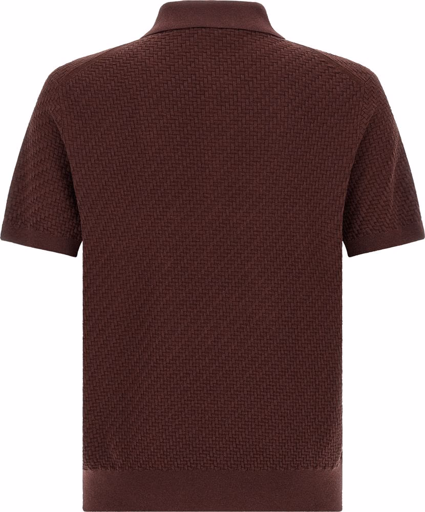 Brioni Purple Cotton Polo Shirt