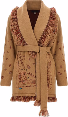 Beige Cashmere Cardigan