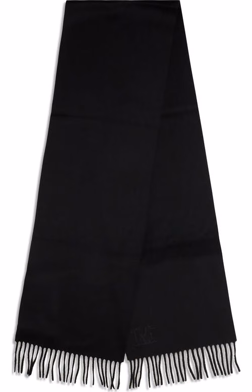 Max Mara Black Cashmere Scarf
