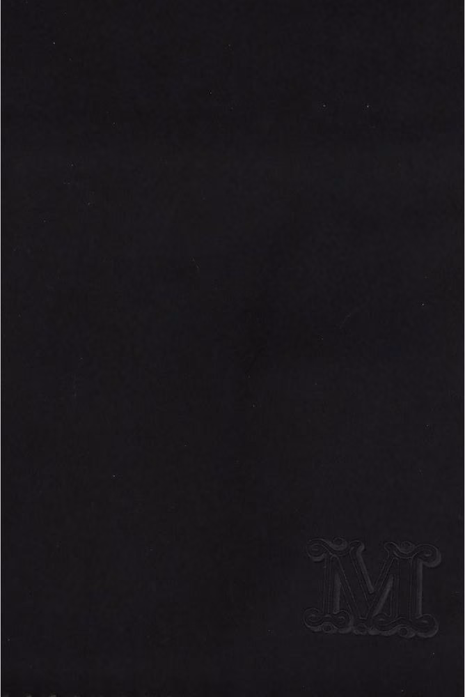Max Mara Black Cashmere Scarf