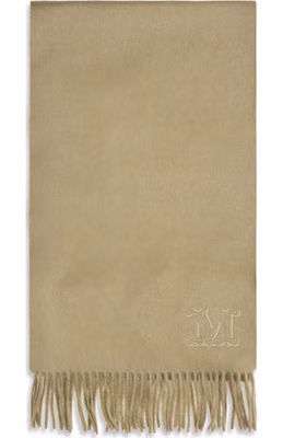 Beige Cashmere Scarf