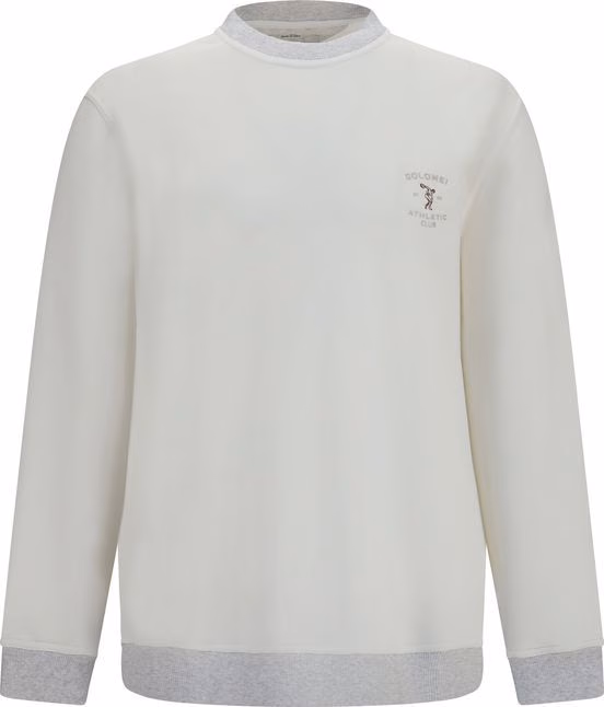 Brunello Cucinelli White Cotton Sweatshirt