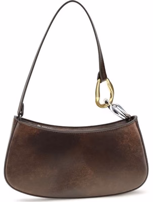 Brown Calf Leather Bos Taurus Shoulder Bag