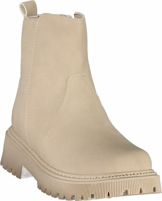 U.S. POLO ASSN. Beige Polyethylene Ankle Boots