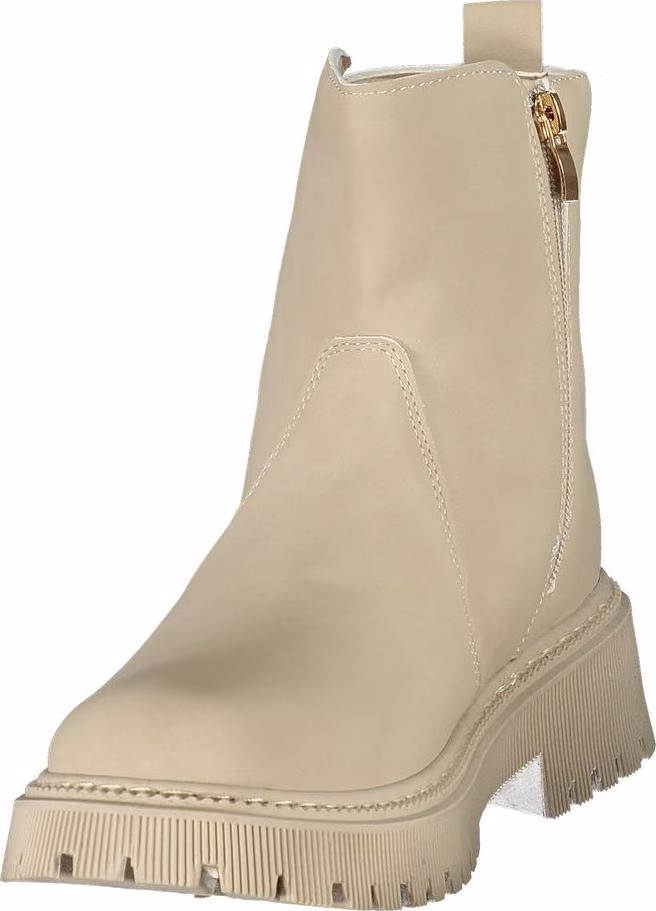 U.S. POLO ASSN. Beige Polyethylene Ankle Boots