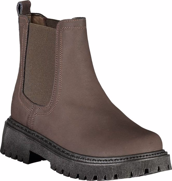 U.S. POLO ASSN. Brown Polyethylene Ankle Boots