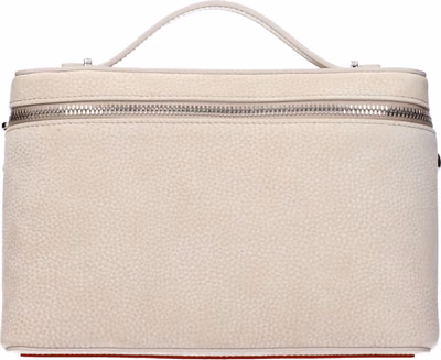 Beige Leather Handbag